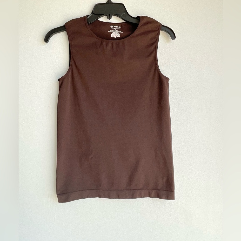 Merona Seamless Shape-wear Sleeveless Top | Brown | M